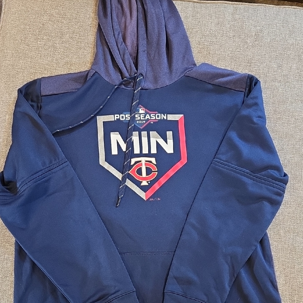 Majestic Navy Fleece-Lined Hoodie